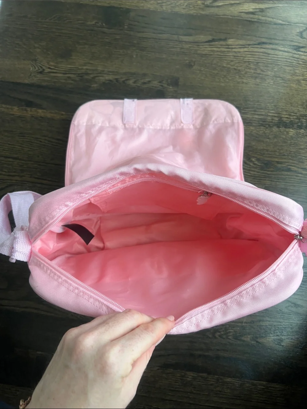 Pink Ballerina Crossbody Bag Messenger Bag Dance Ballet Approx. 14” x 11” x 5”